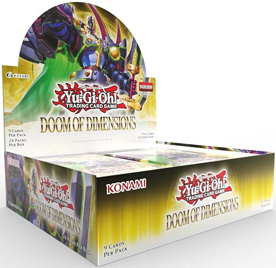 Yu - Gi - Oh - DOOM OF DIMENSIONS BOOSTER BOX - GamesLand Canada
