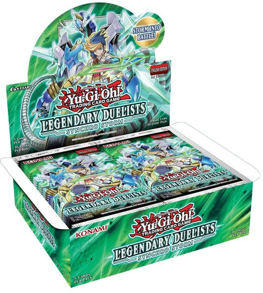 Yu - Gi - Oh - Legendary Duelists: Synchro Storm Booster Box - 1st Edition - GamesLand Canada