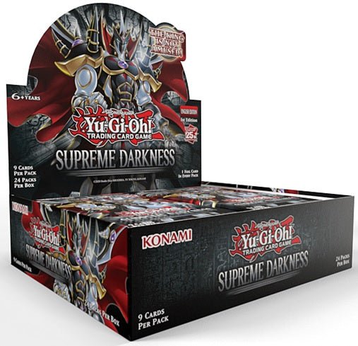 Yu - Gi - Oh - Supreme Darkness Booster Box - 1st Edition - GamesLand Canada