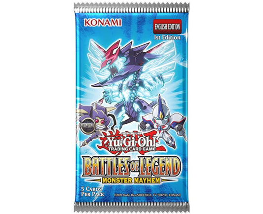 Yu - Gi - Oh! TCG: Battles of Legend: Monster Mayhem Booster Pack - 1st Edition (1 random pack) - GamesLand Canada
