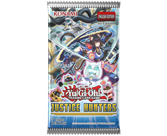 Yu - Gi - Oh! TCG: Justice Hunters Booster Pack - 1st Edition - GamesLand Canada