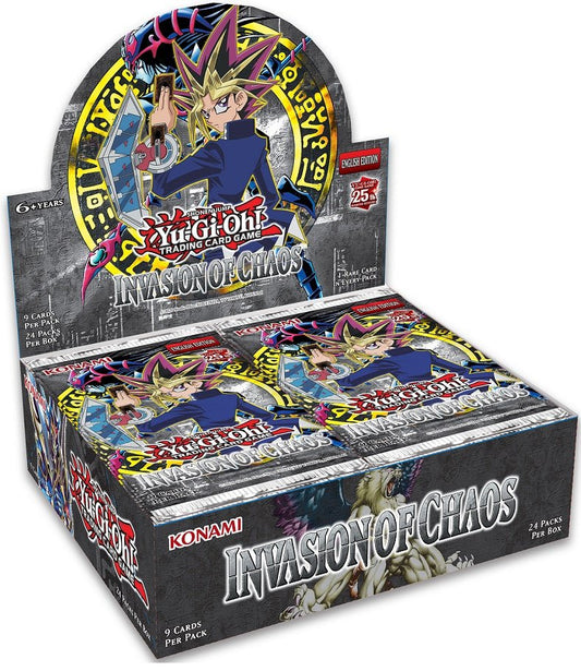 Yugioh - 25th Anniversary - Invasion of Chaos Booster Box - GamesLand Canada