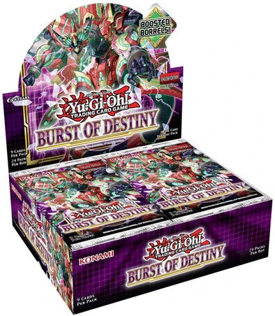 Yugioh - Burst of Destiny Booster Box - 1st Edition - GamesLand Canada