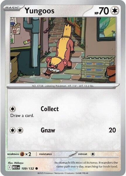 Yungoos (109/132) (ME01: Mega Evolution) (MEG) - GamesLand Canada