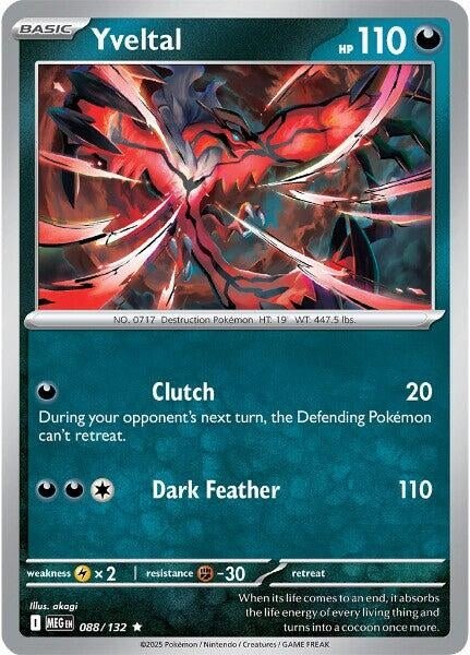 Yveltal (088/132) (ME01: Mega Evolution) (MEG) - GamesLand Canada