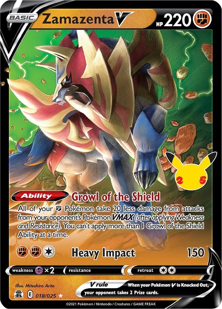 Zamazenta V (018/025) (CLB) - GamesLand Canada