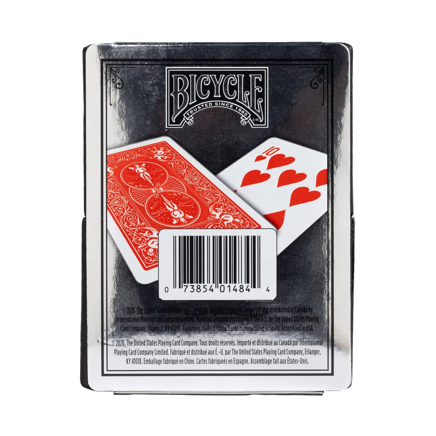 Bicycle Prestige Plastic Playing Cards with Premium Carrying Case (Red or Blue)