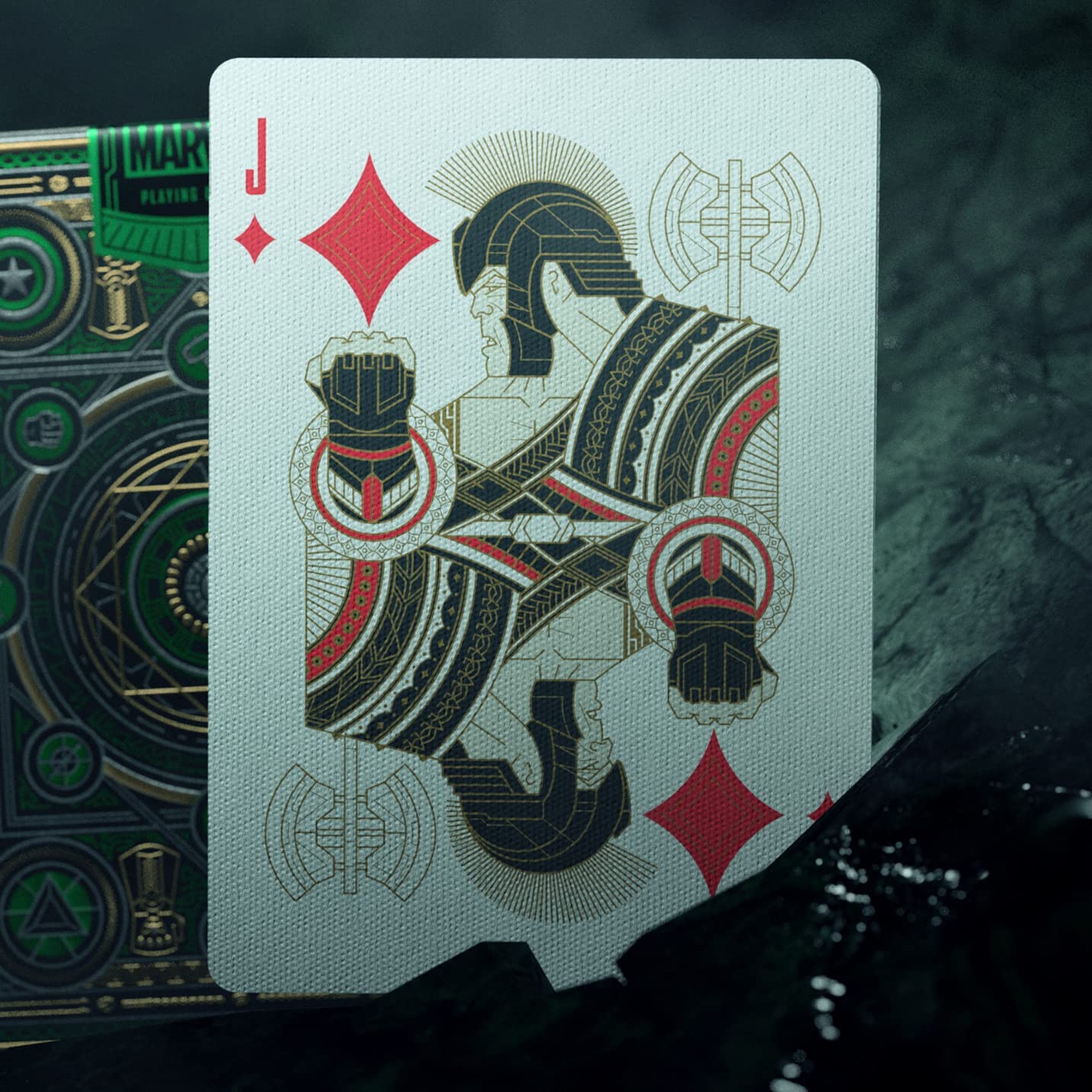 Theory 11 Avengers Playing Cards - Green