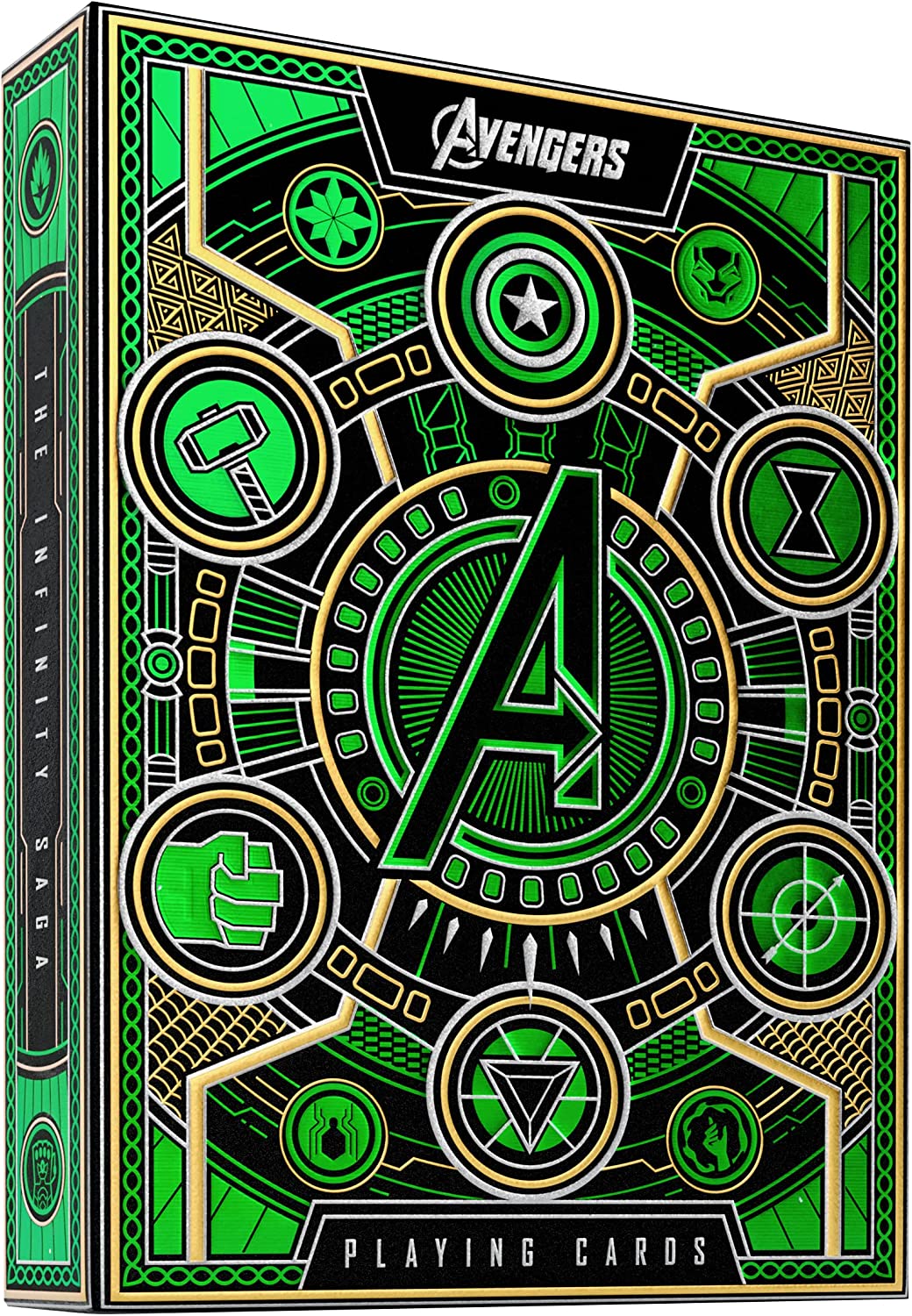 Theory 11 Avengers Playing Cards - Green