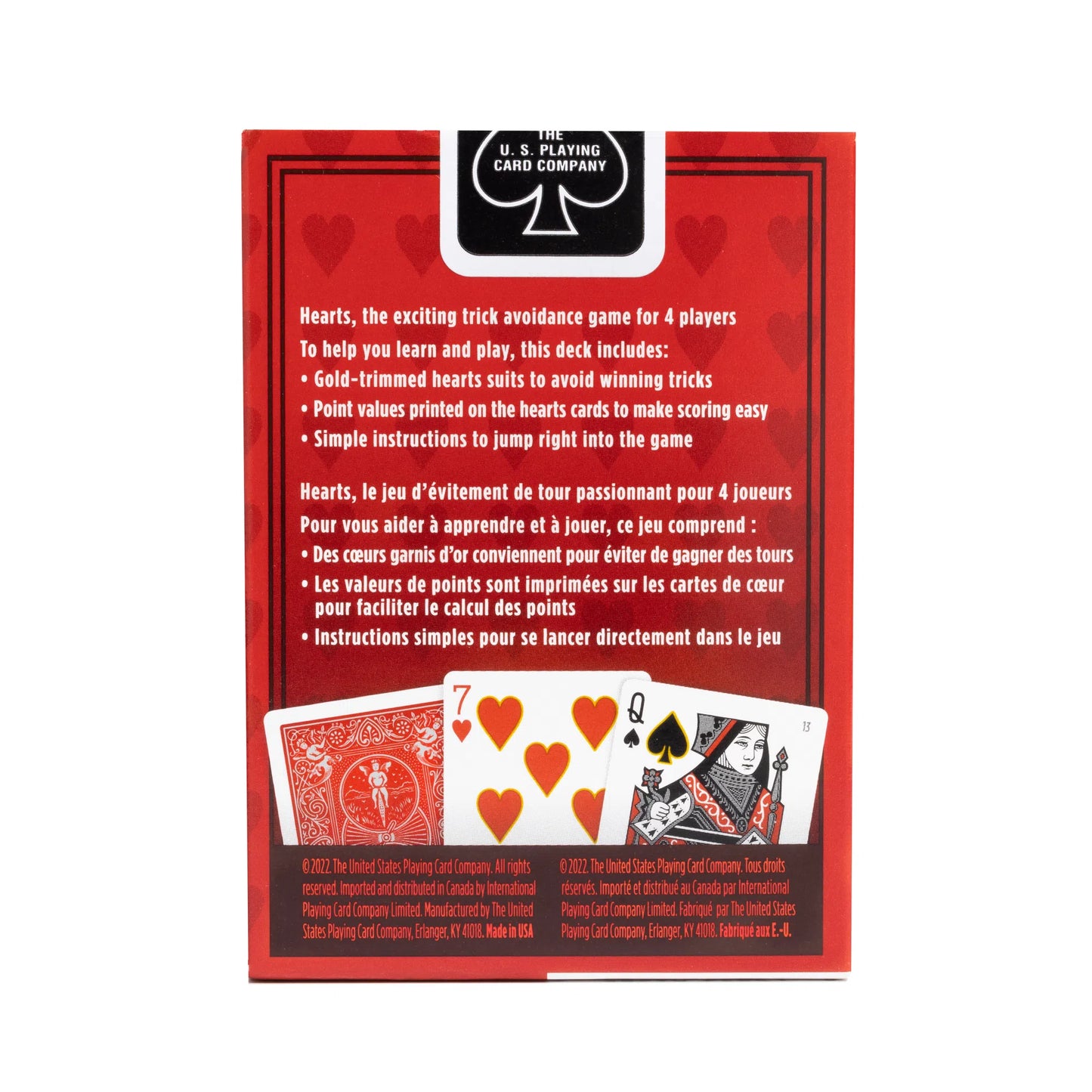 Bicycle Hearts Playing Card Game