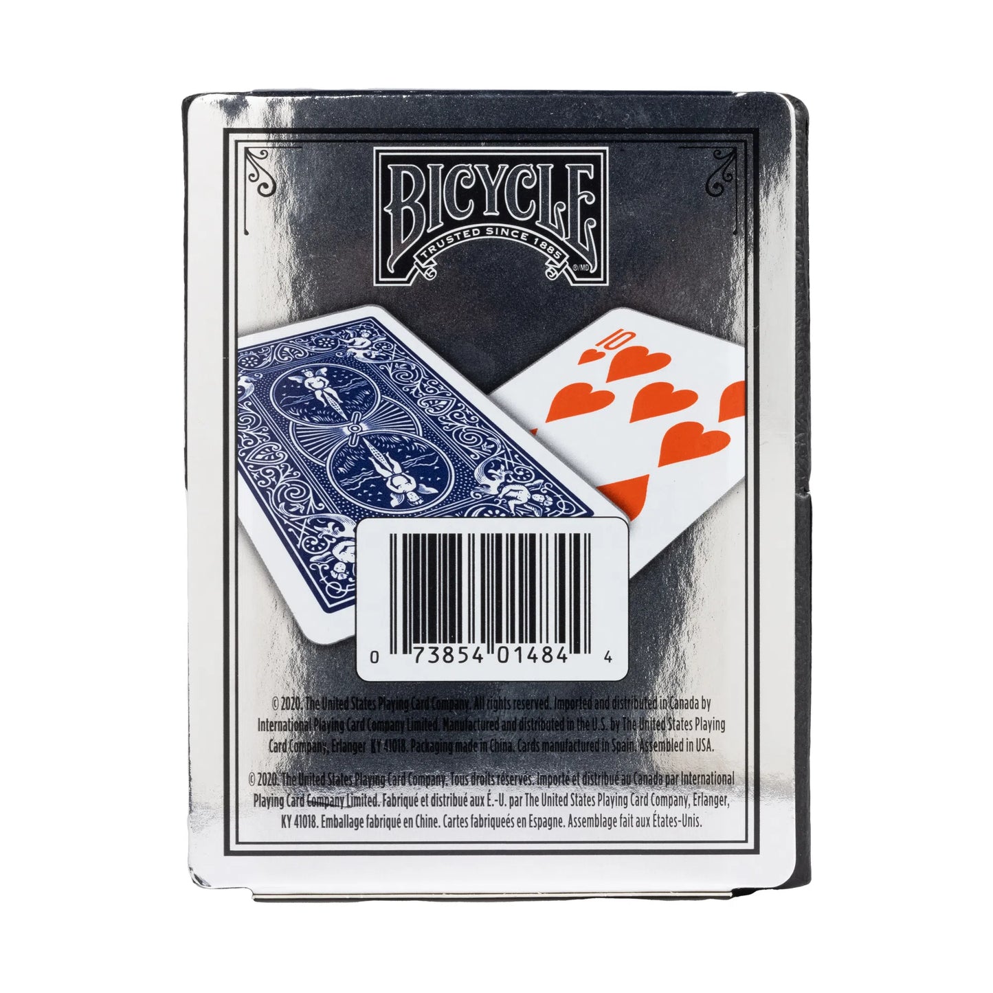 Bicycle Prestige Plastic Playing Cards with Premium Carrying Case (Red or Blue)