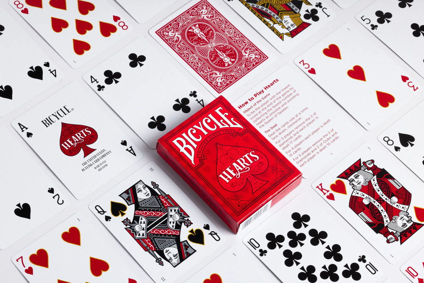 Bicycle Hearts Playing Card Game