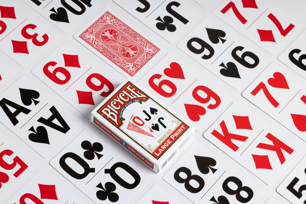 Bicycle Large Print Playing Cards - GamesLand Canada