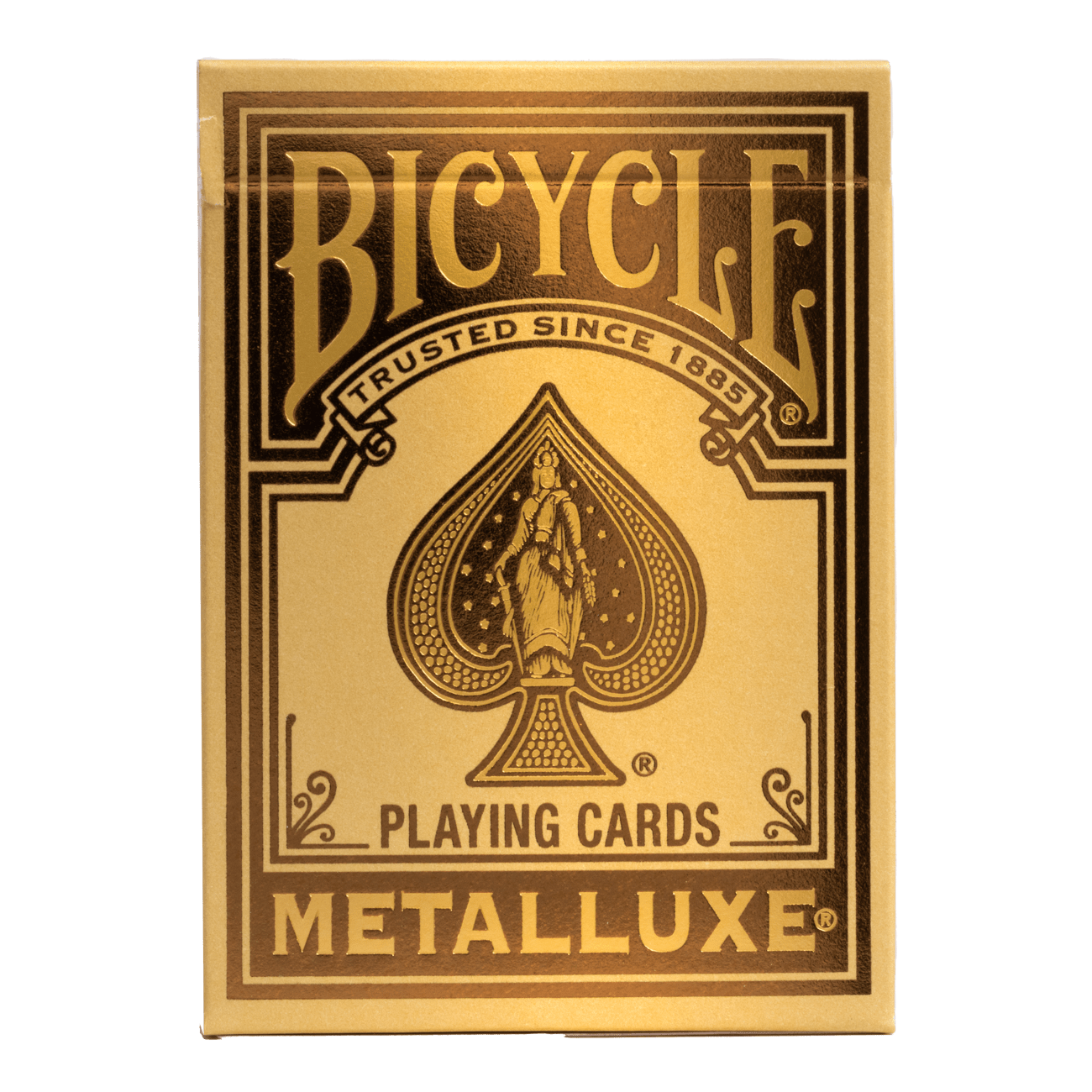 Bicycle Metalluxe Gold Playing Cards - GamesLand Canada