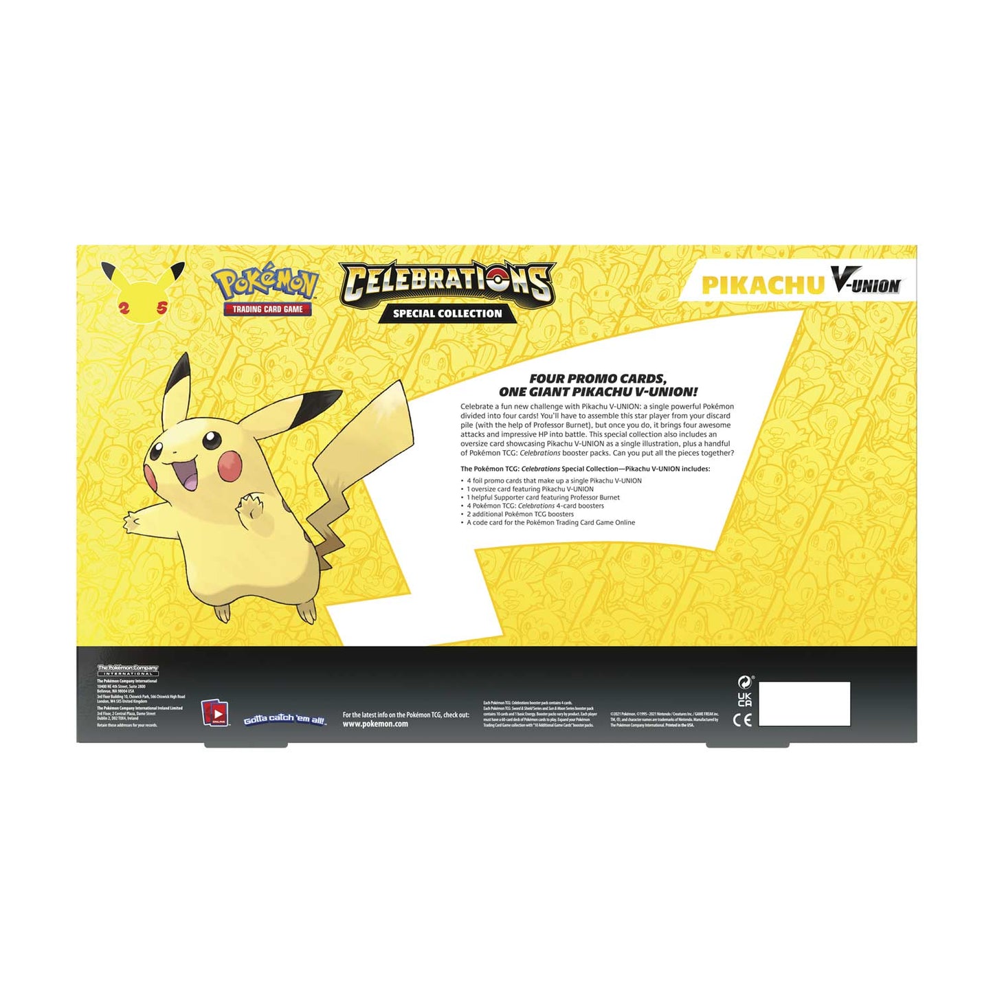 Pokemon Celebrations Special Collection - Pikachu V - Union - GamesLand Canada