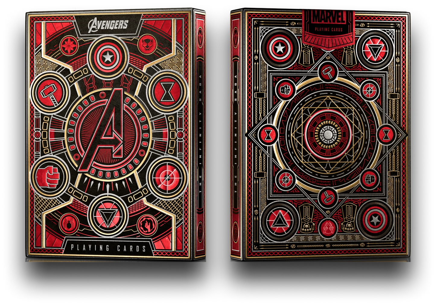 Theory 11 Avengers Playing Cards - Red