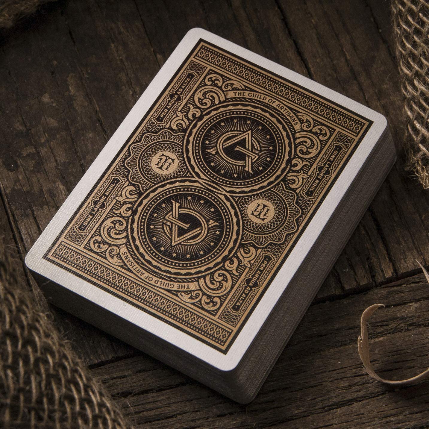 Theory 11 Artisan Playing Cards - Black - GamesLand Canada