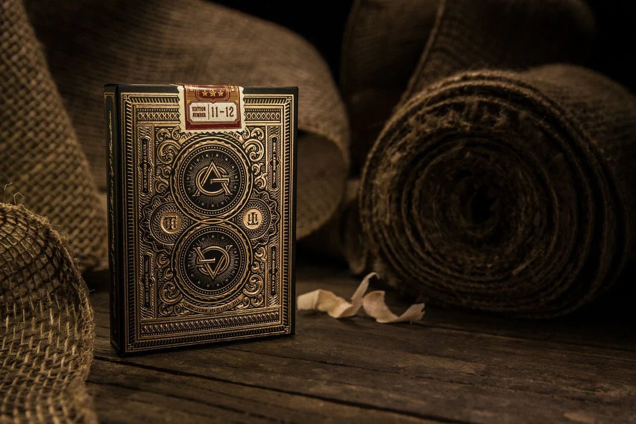 Theory 11 Artisan Playing Cards - Black - GamesLand Canada