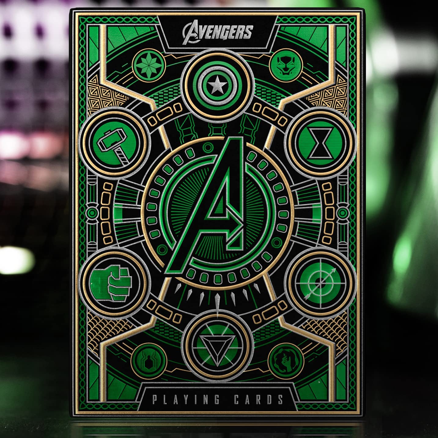 Theory 11 Avengers Playing Cards - Green - GamesLand Canada