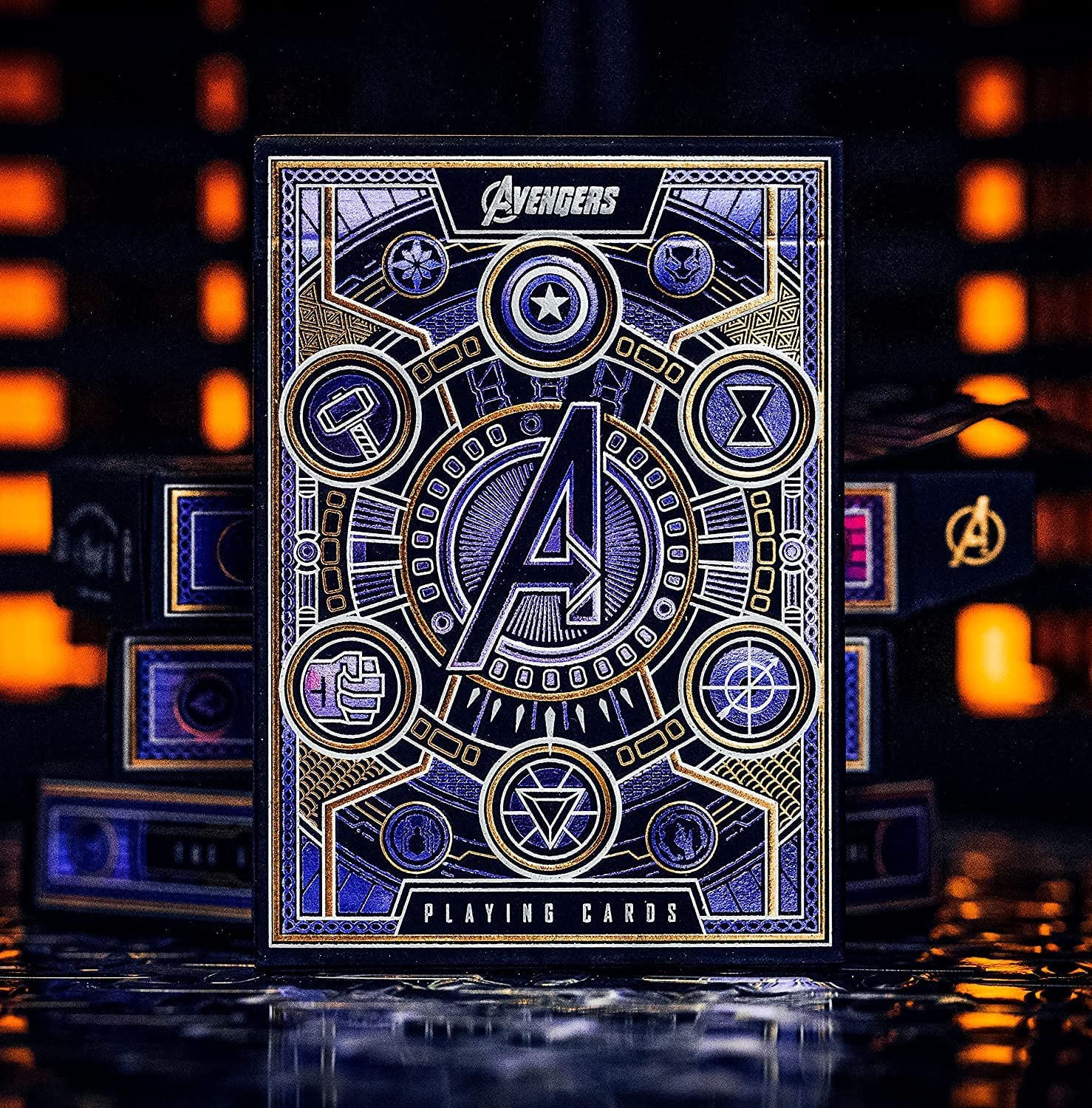 Theory 11 Avengers Playing Cards - Purple - GamesLand Canada