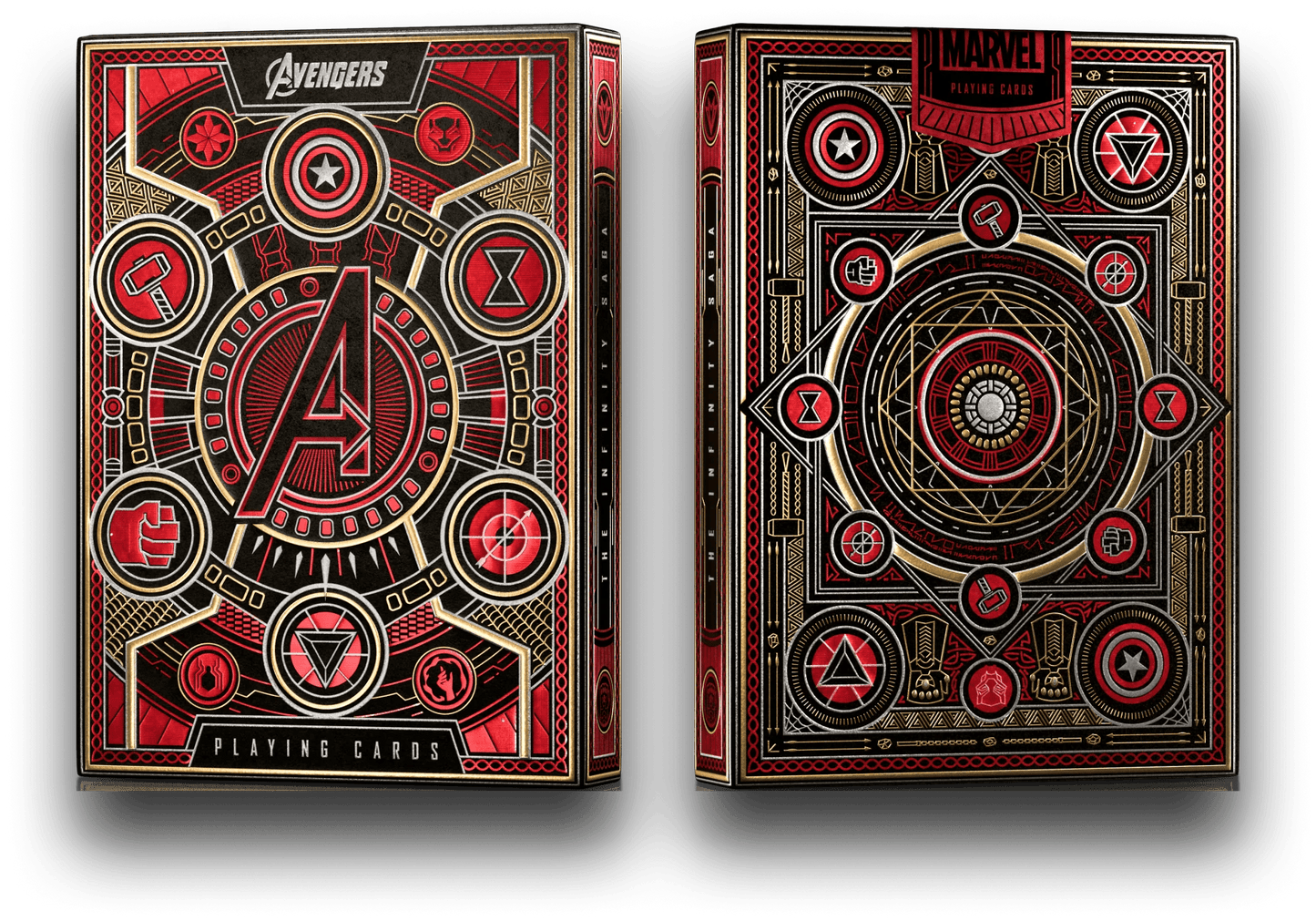 Theory 11 Avengers Playing Cards - Red - GamesLand Canada