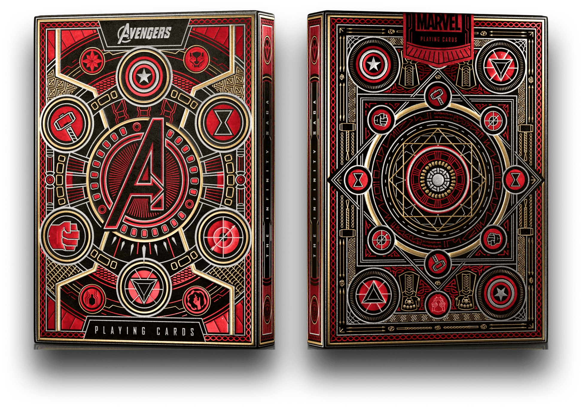 Theory 11 Avengers Playing Cards - Red - GamesLand Canada