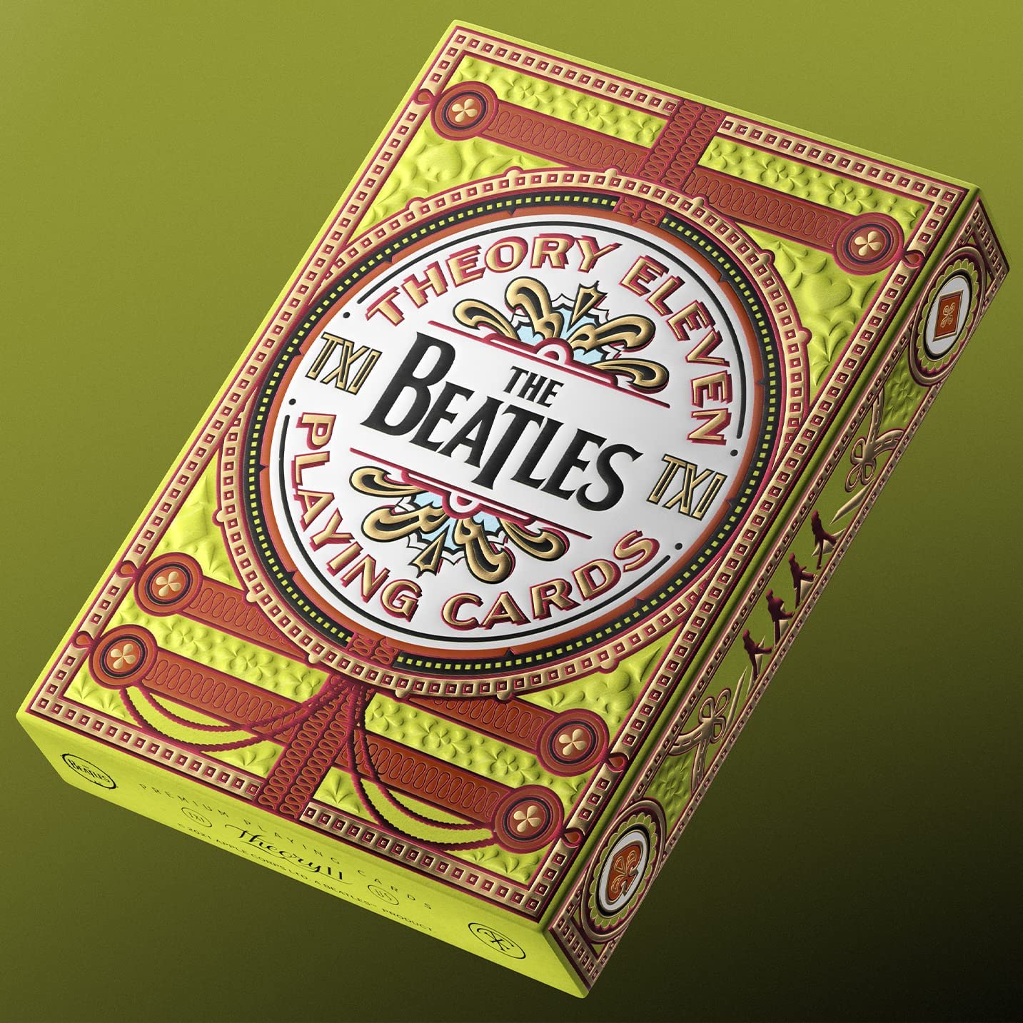 Theory 11 Beatles Playing Cards - Green - GamesLand Canada