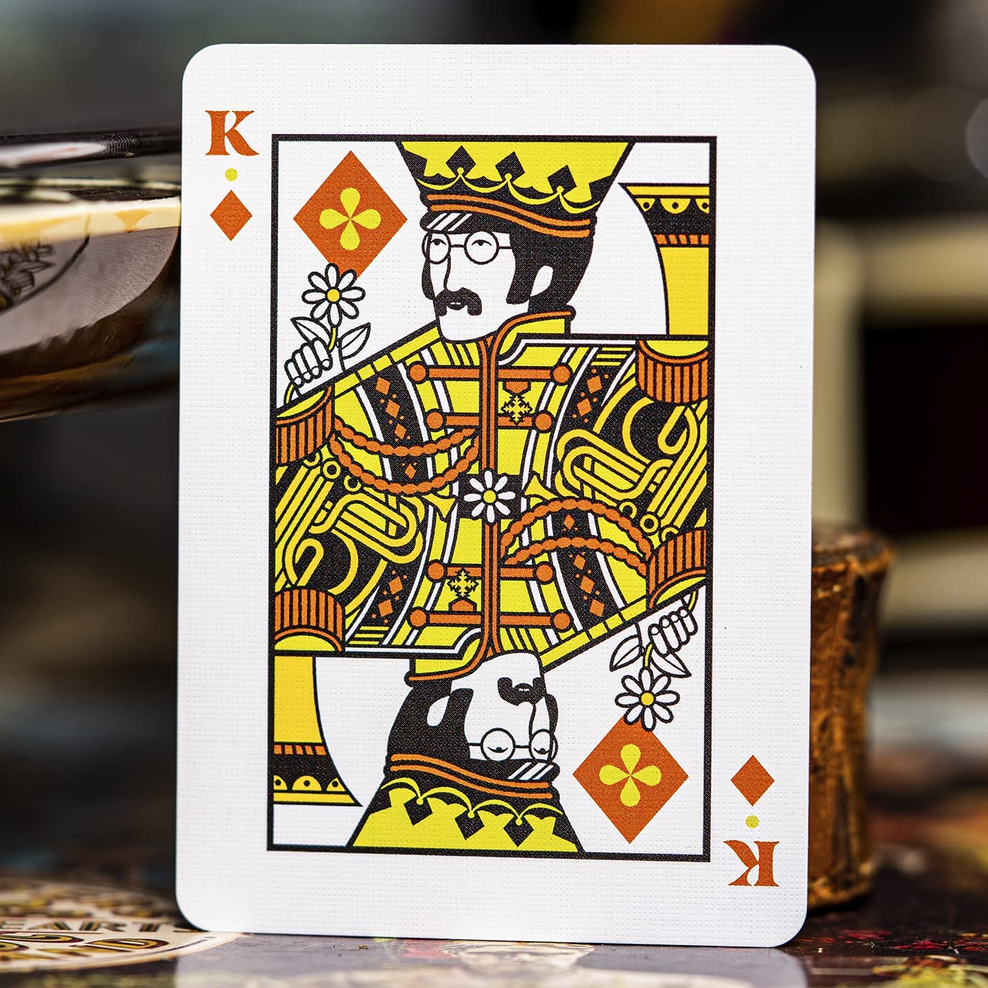 Theory 11 Beatles Playing Cards - Green - GamesLand Canada
